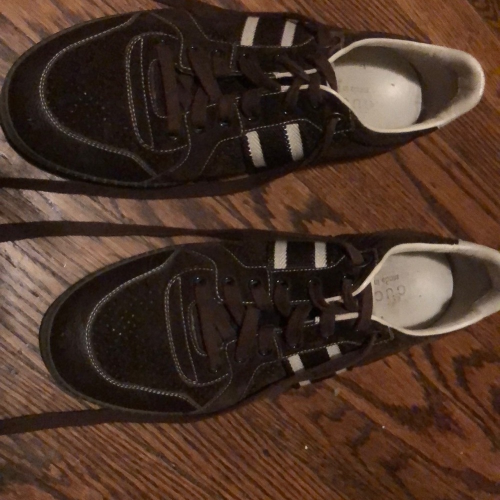 Gucci Brown and White Men's Sneakers